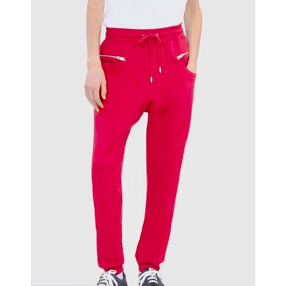 NWT The Kooples Red Jogger Size Small - Picture 2 of 13
